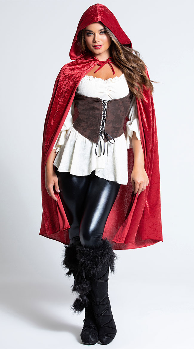 Red Hooded Wolf Slayer Costume by California Costumes