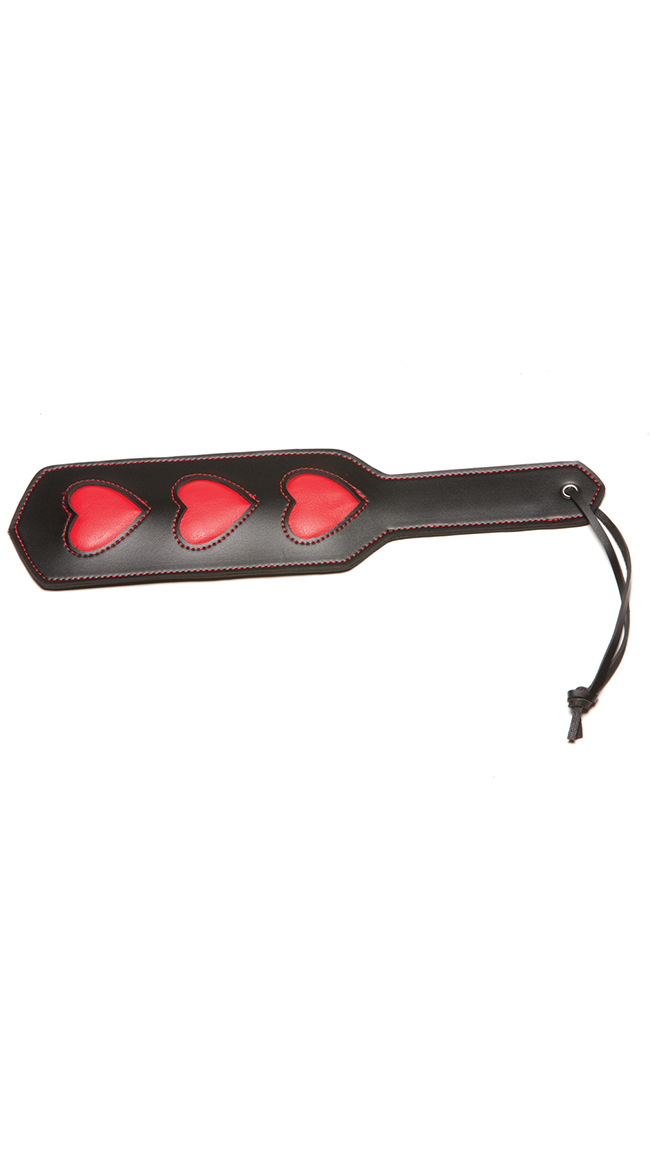 Red Queen Of Hearts Paddle by Allure Lingerie