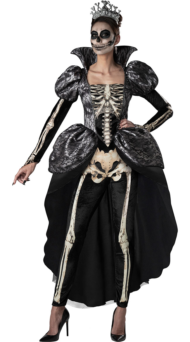 Regal Skeleton Queen Costume by In Character Costumes