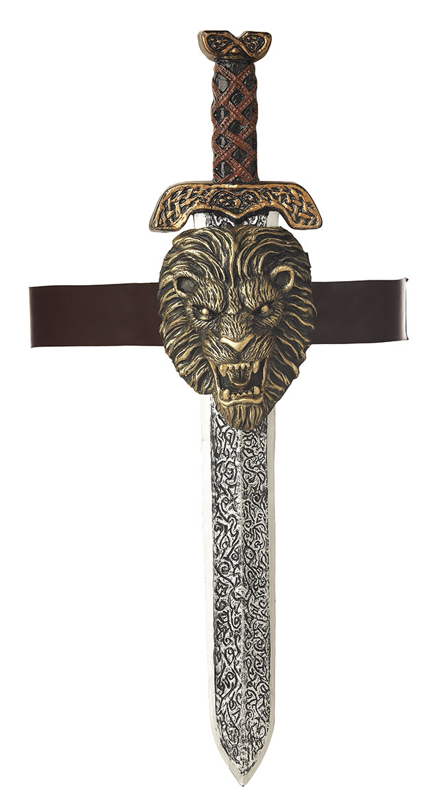Roman Sword with Gold Lion Sheath by California Costumes - sexy lingerie