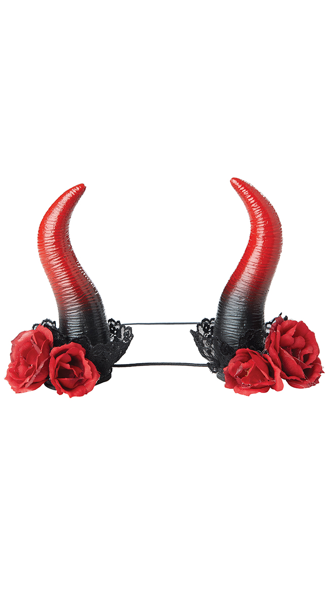 Rose Enchantress Horns by California Costumes