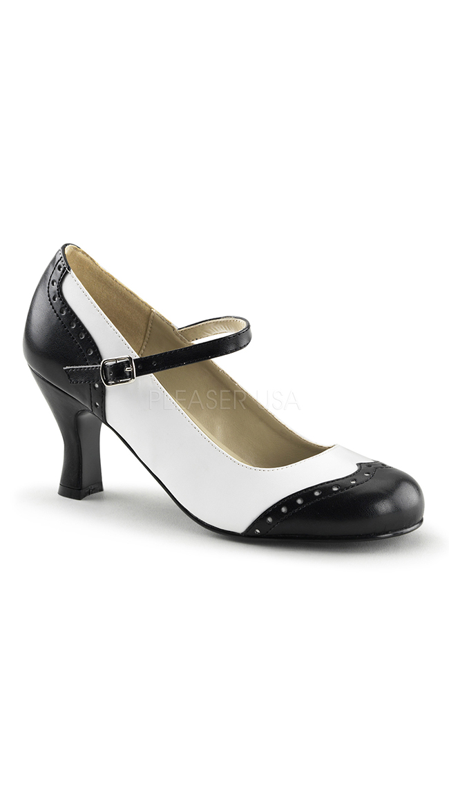 Round Toe Mary Jane Pump by Pleaser