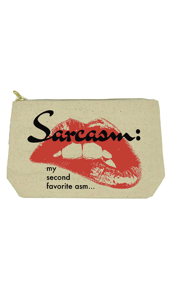 Sarcasm Novelty Print Bag by Entrenue - sexy lingerie