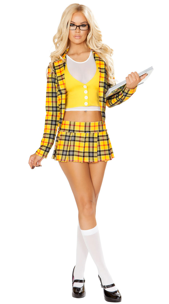 School Girl Without A Clue Costume by Roma