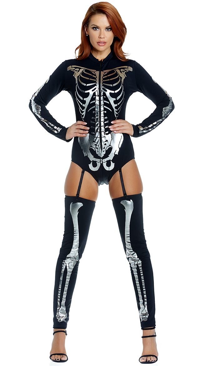 Seductive Skeleton Costume by Forplay