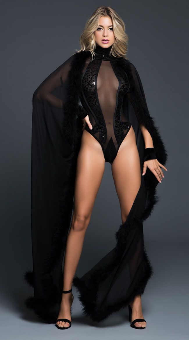 Skye French Kiss Cape by Allure Lingerie
