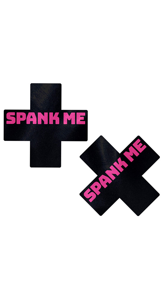Spank Me Cross Pasties by Pastease