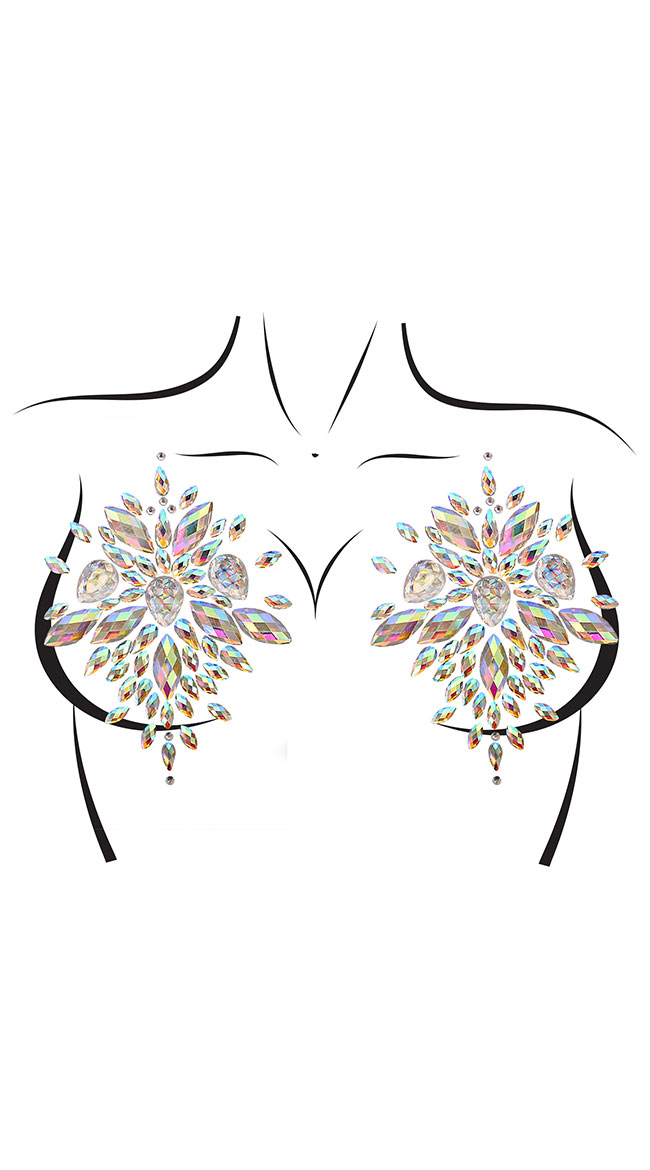 Starling Adhesive Nipple Jewels by Leg Avenue