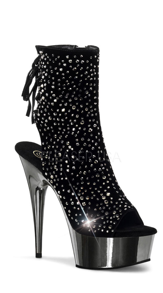 Starry Night Ankle Boot by Pleaser