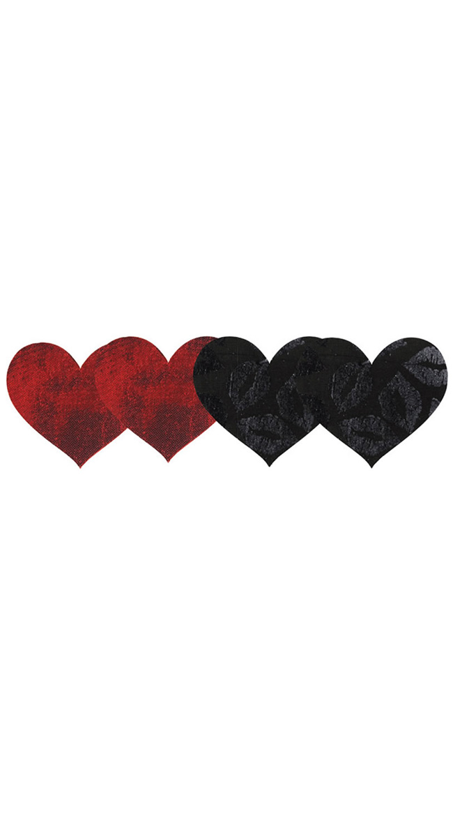 Stolen Kisses Hearts Pasties by XGEN Products