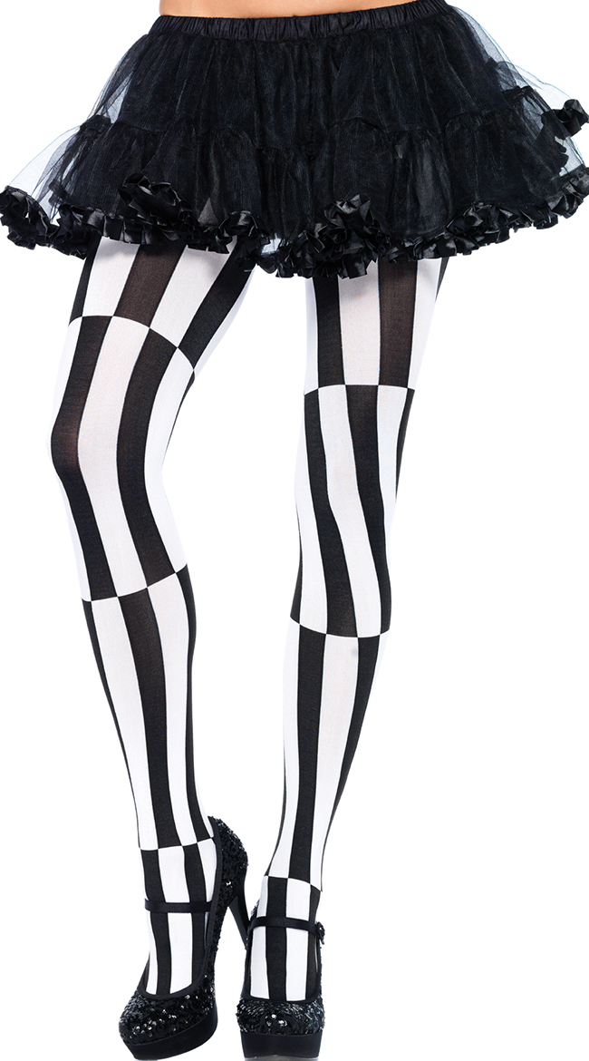Striped Illusion Pantyhose by Leg Avenue