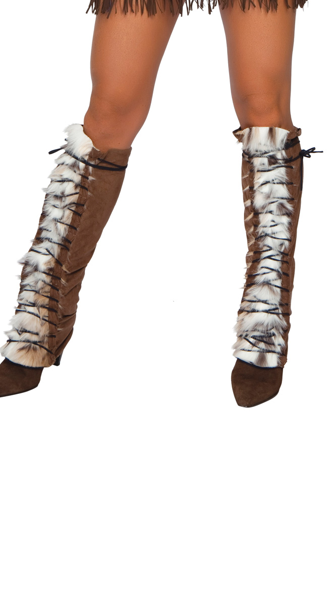Suede Costume Leg Warmers by Roma