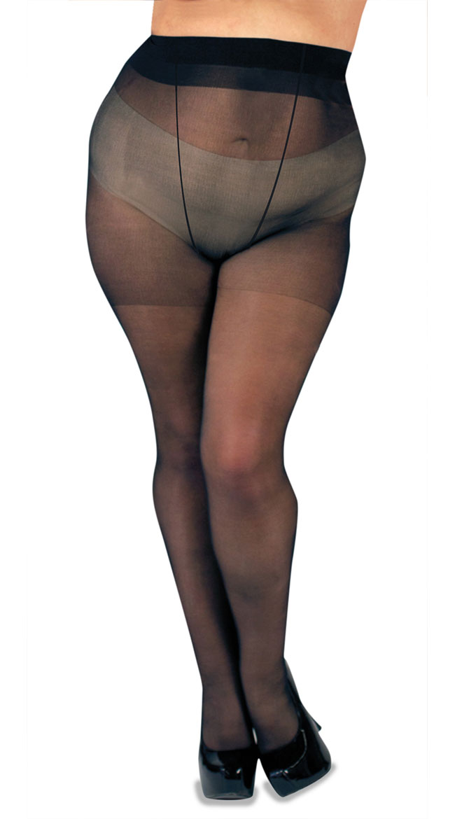 Supersize 20 Sheer Tights by Glamory Hosiery