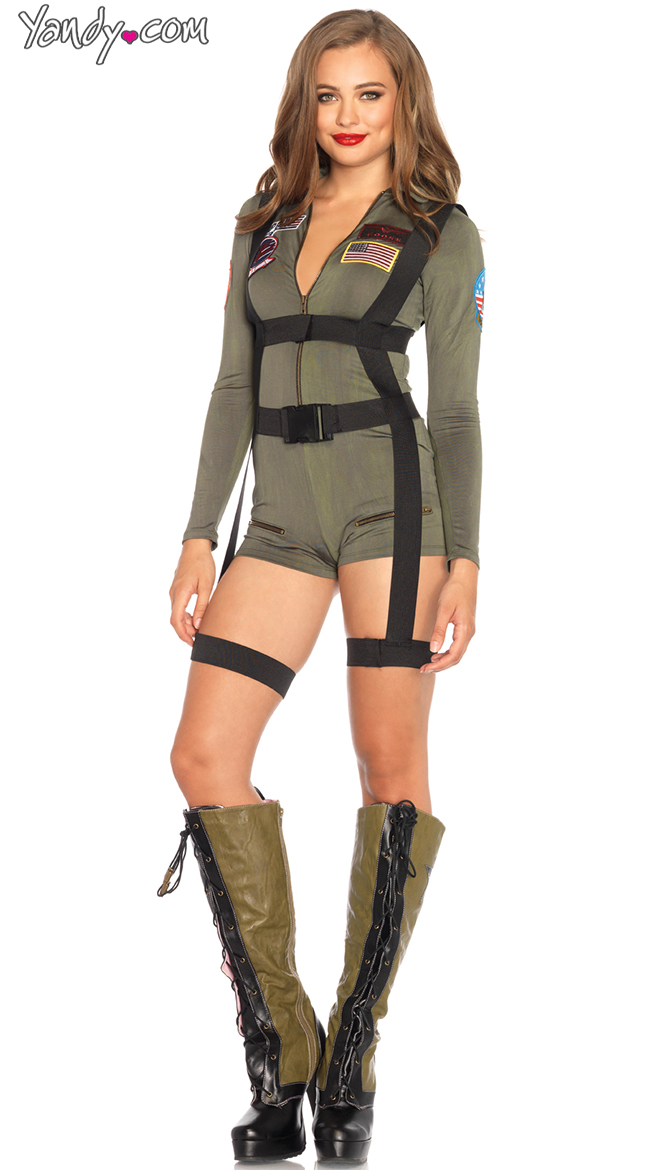 Top Gun Cutie Costume by Leg Avenue
