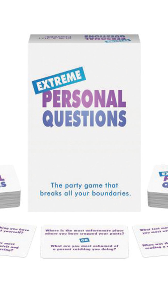 Up Close and Personal Question Game by Entrenue - sexy lingerie