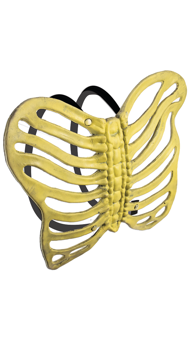 Yellow Skeleton Wings by Forum Novelties - sexy lingerie