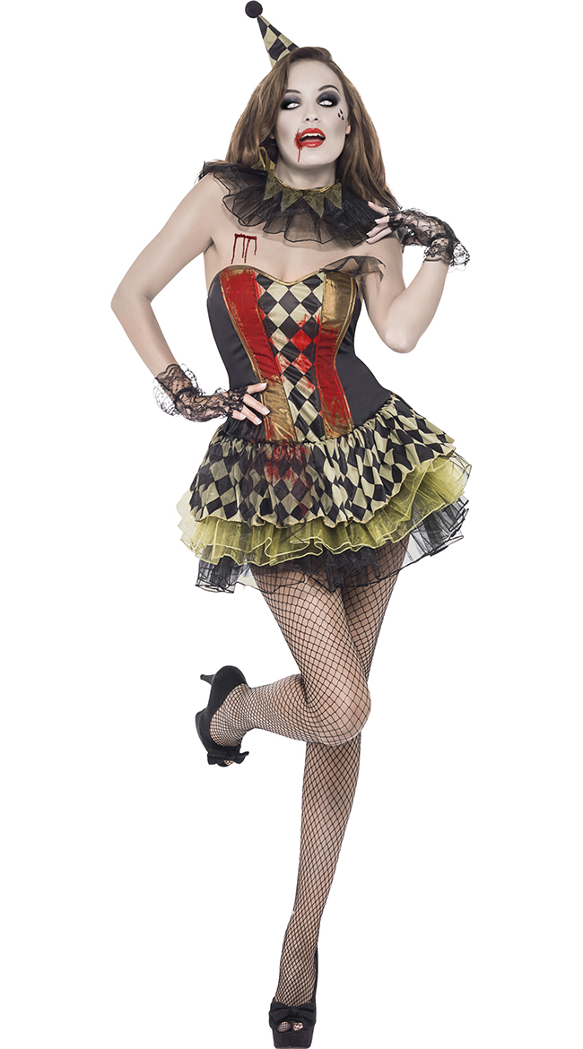 Zombie Circus Clown Costume by Fever