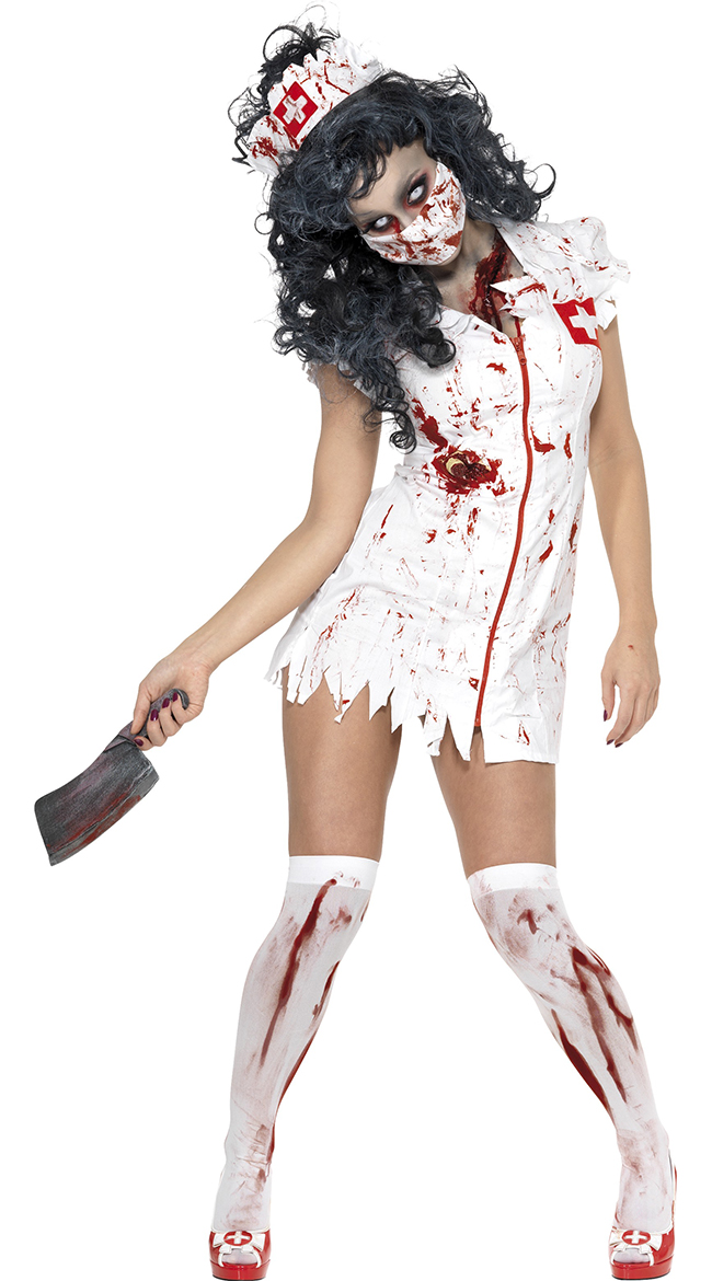 Zombie Hacker Nurse Costume by Fever
